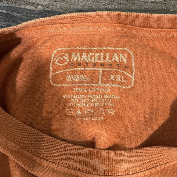 Magellan Mens T Shirt Short Sleeve XXL Graphic Fisherman Outdoor 100% Cotton - Picture 6 of 9